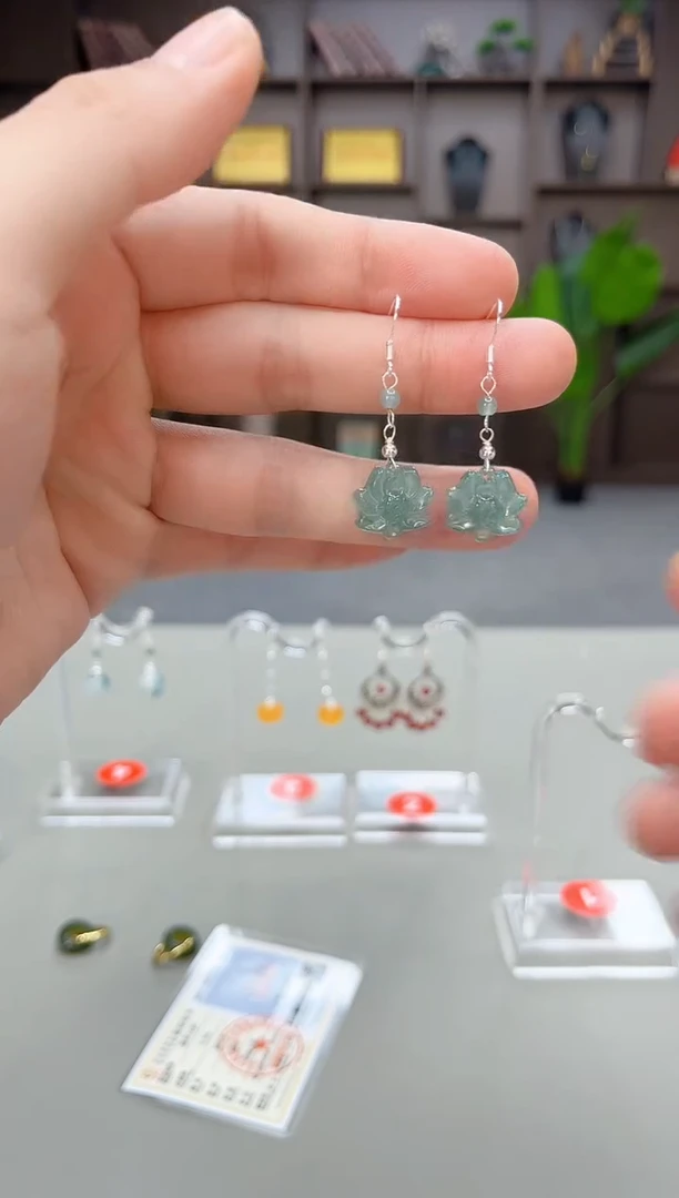 未镶嵌翡翠耳饰X06