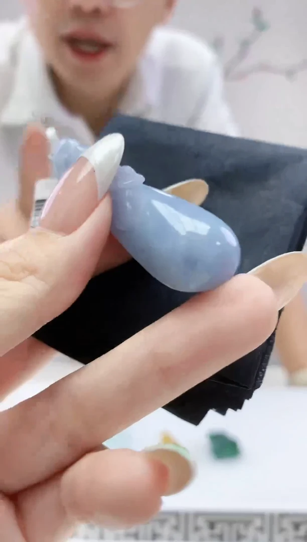 定制翡翠未镶嵌006ee-毛货挂件