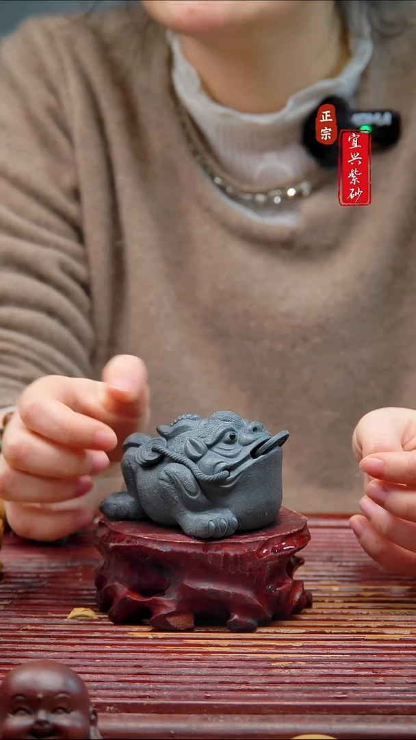 紫砂茶宠宜兴紫砂茶宠摆件