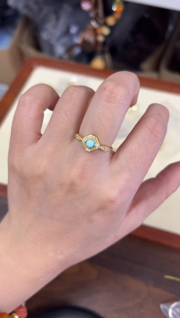 925银无s925银镶嵌款松戒指[1869]