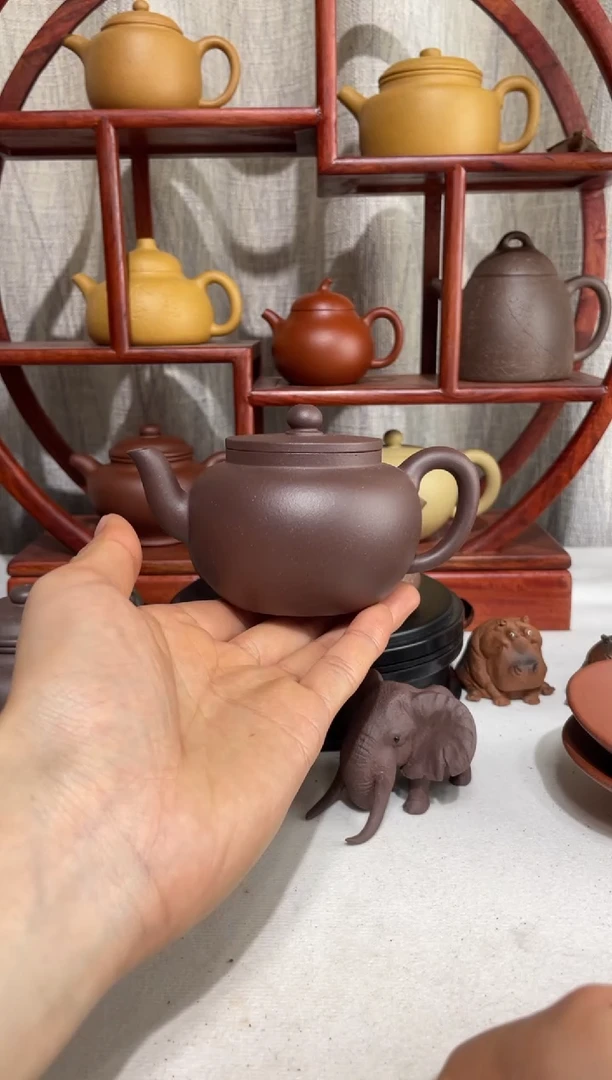 【闪购商品】紫砂茶壶台西底槽青平盖莲子