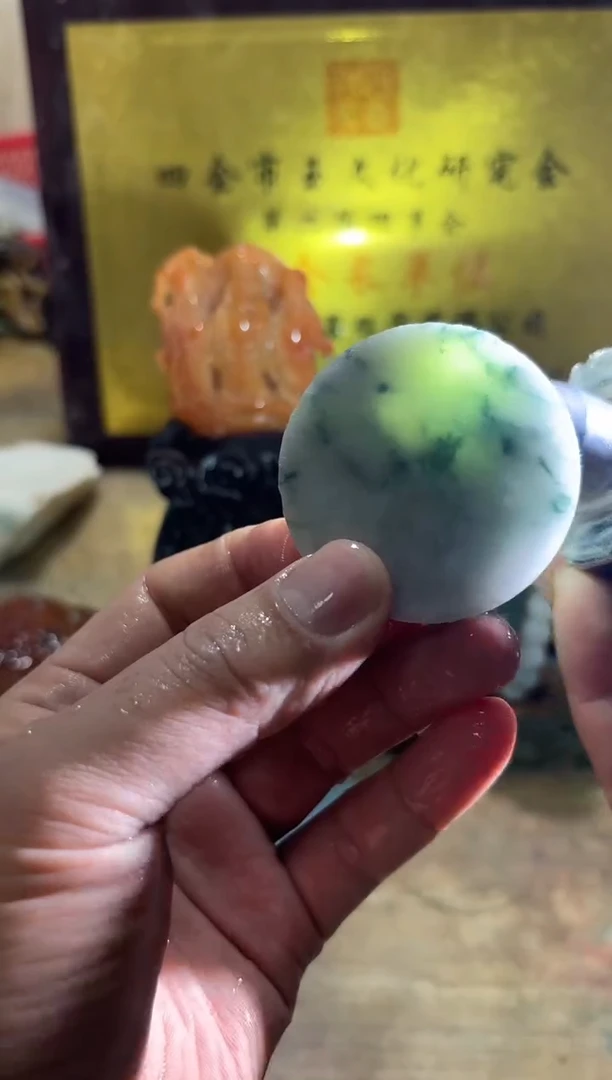 未镶嵌挂件翡翠A货常星7170