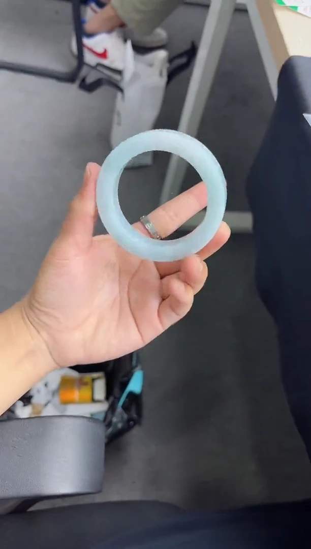 未镶嵌手镯定制翡翠柚*手镯