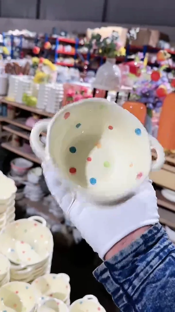 【闪购商品】瓷片小号双耳微瑕 凑满20元包邮