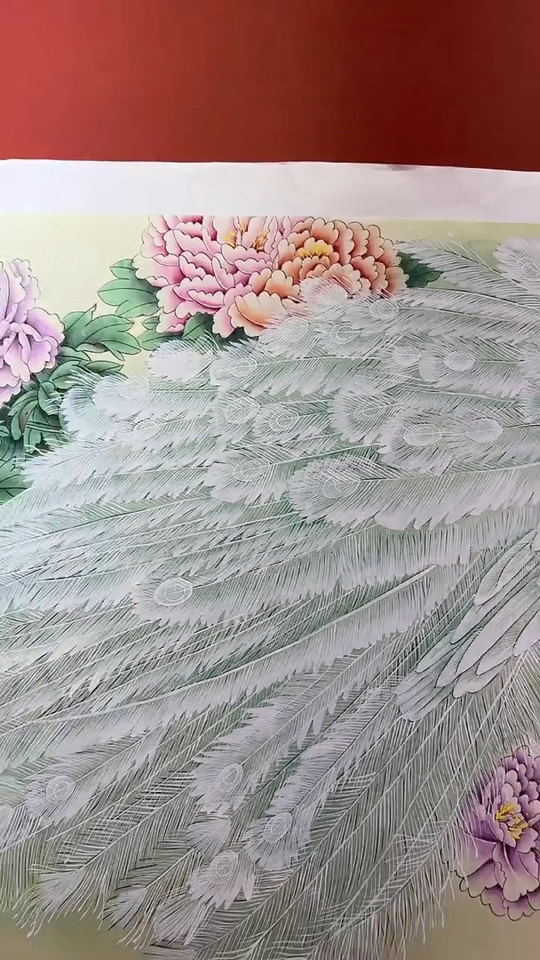 国画陈京广手绘绘画作品20-21