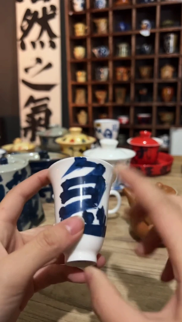 【闪购商品】观云听雨原创手绘茶具