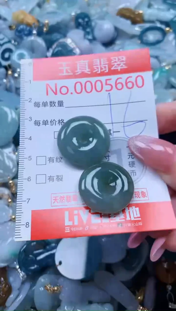 翡翠未镶嵌吊坠(不含链)5660
