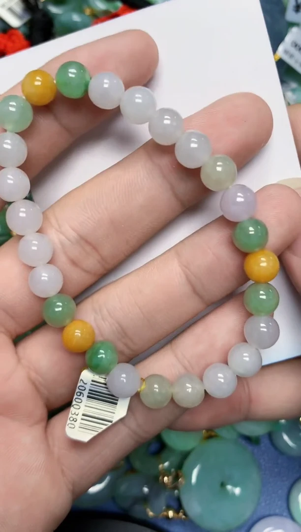 翡翠未镶嵌颈饰        1