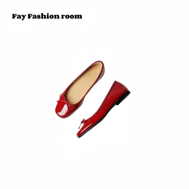 【马卡龙系列二】漆皮小红鞋玛丽珍单鞋