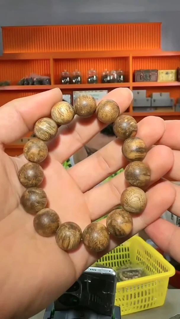 沉香手串72号单圈红土1.5多样性发一