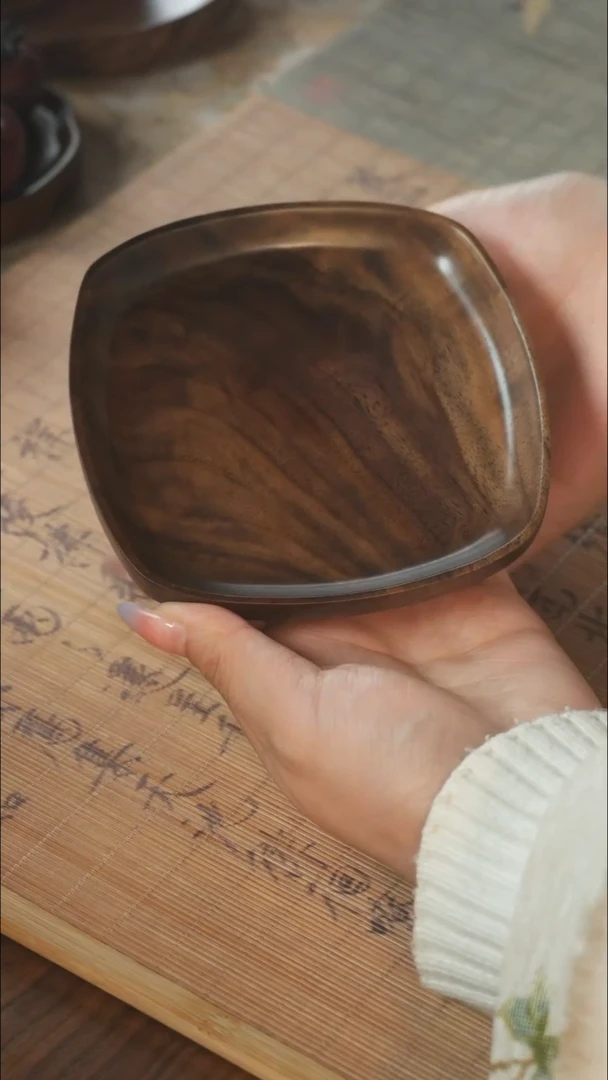 北美黑胡桃木茶盘496