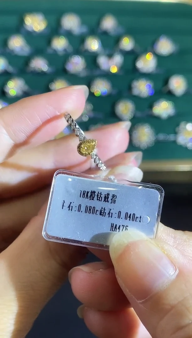 18K金镶嵌戒指钻石09