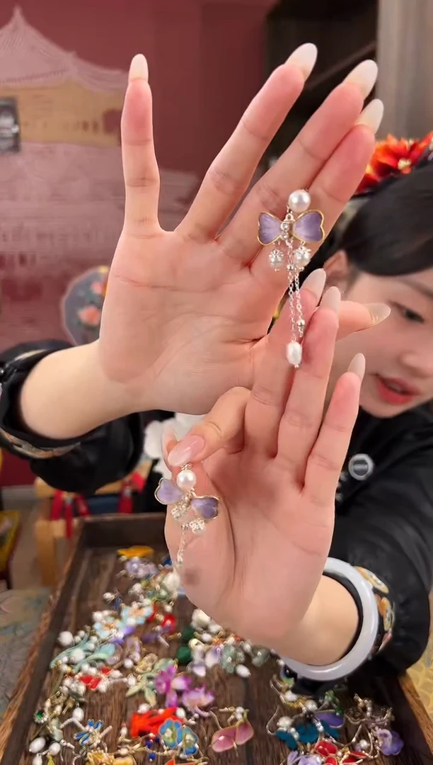 【闪购商品】刺绣苏绣世家非遗手工（耳环）