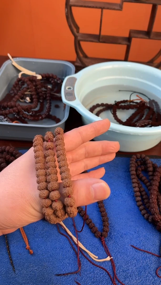 手串金刚菩提럭****자9+平细小金刚108