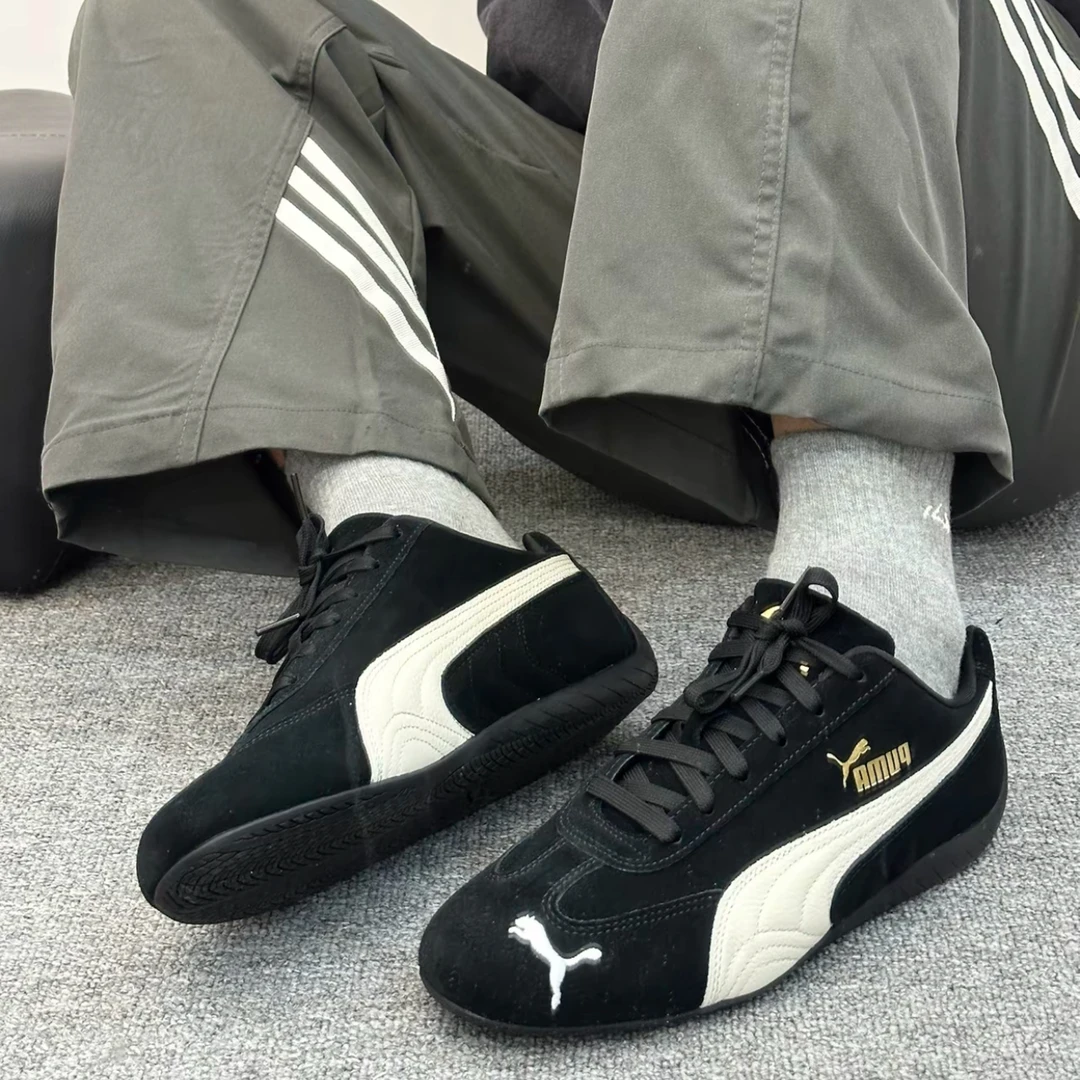 PUMA/彪马Speedcat 系列正品舒适百搭赛车鞋薄底鞋男女同款黑色