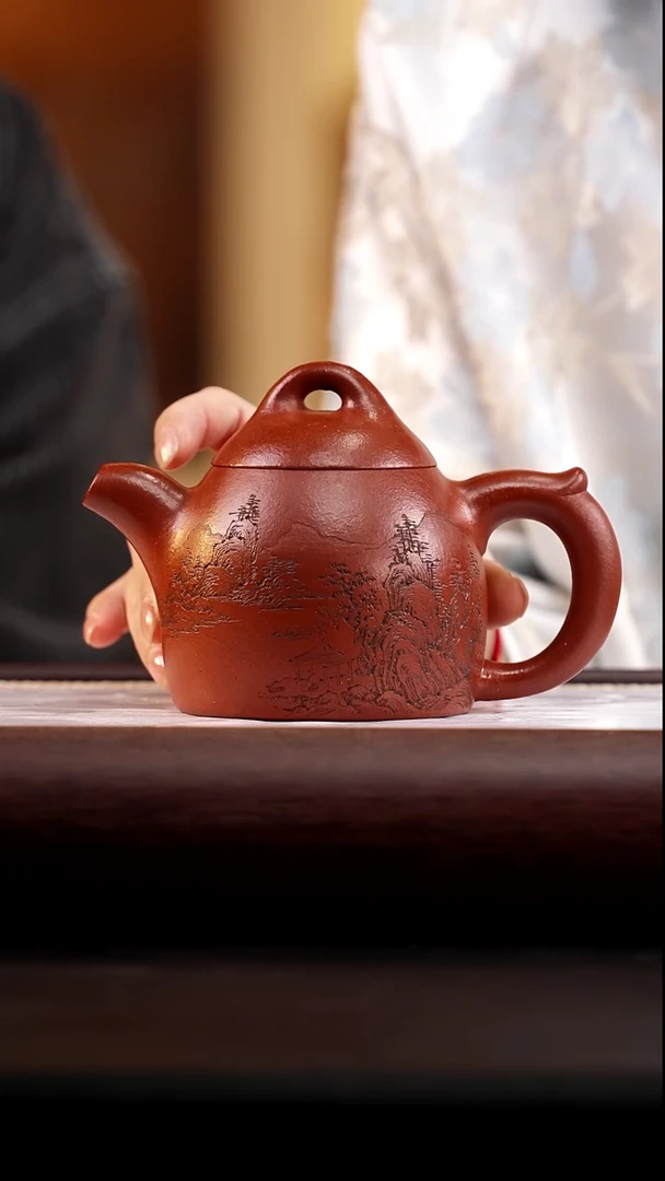 茶壶紫砂大红泥秦权