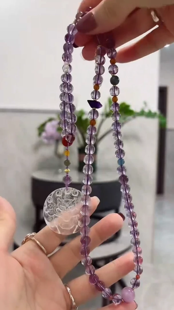 【闪购商品】水晶颈饰未镶嵌凤九水晶项链
