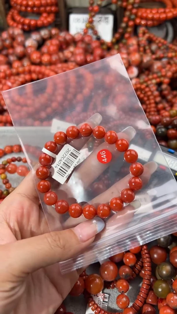 未镶嵌手串南红玛瑙9+