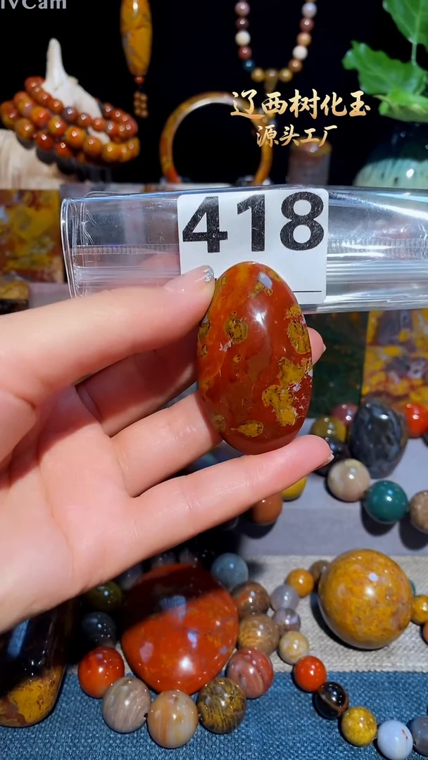 未镶嵌-硅化玉天然北票硅化玉吊坠