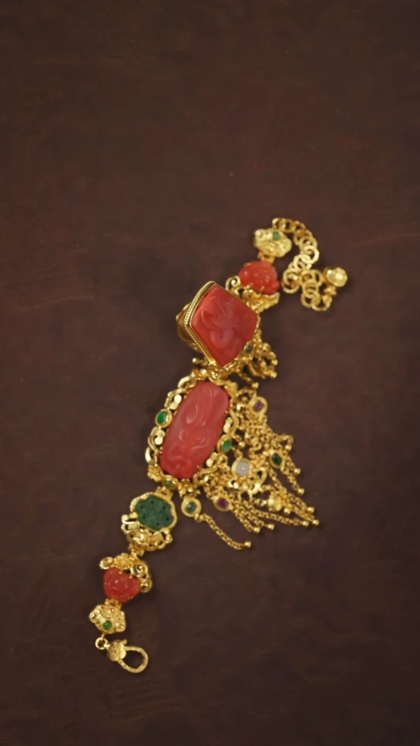 未镶嵌南红玛瑙挂件闪购 手牌+戒指