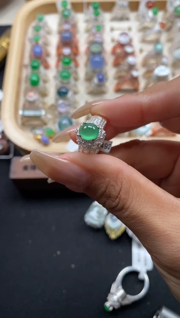 未镶嵌戒指翡翠缅甸天然a货翡翠