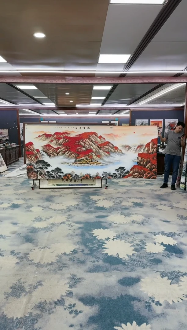 绘画z刘雪红-山水国画-大丈二