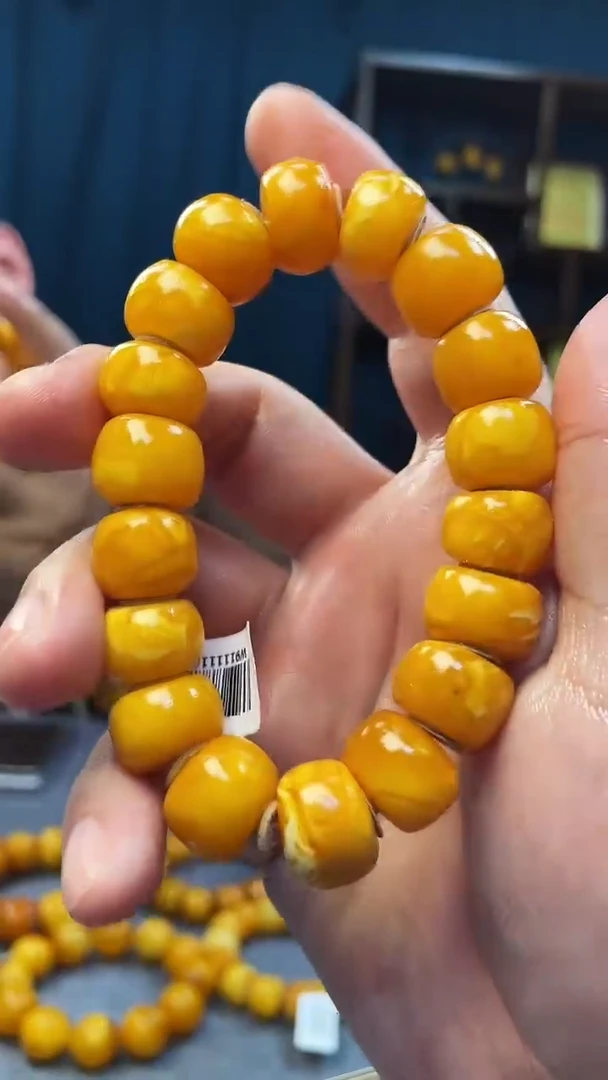 手串琥珀未镶嵌蜜蜡老型手串