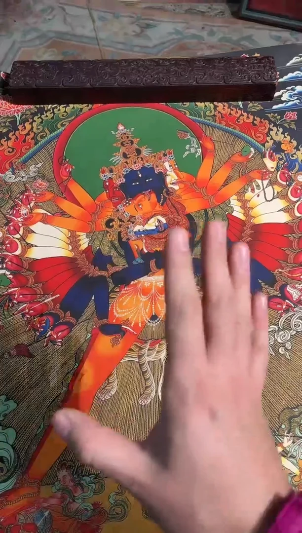 卷轴画曦曦的唐卡tk160