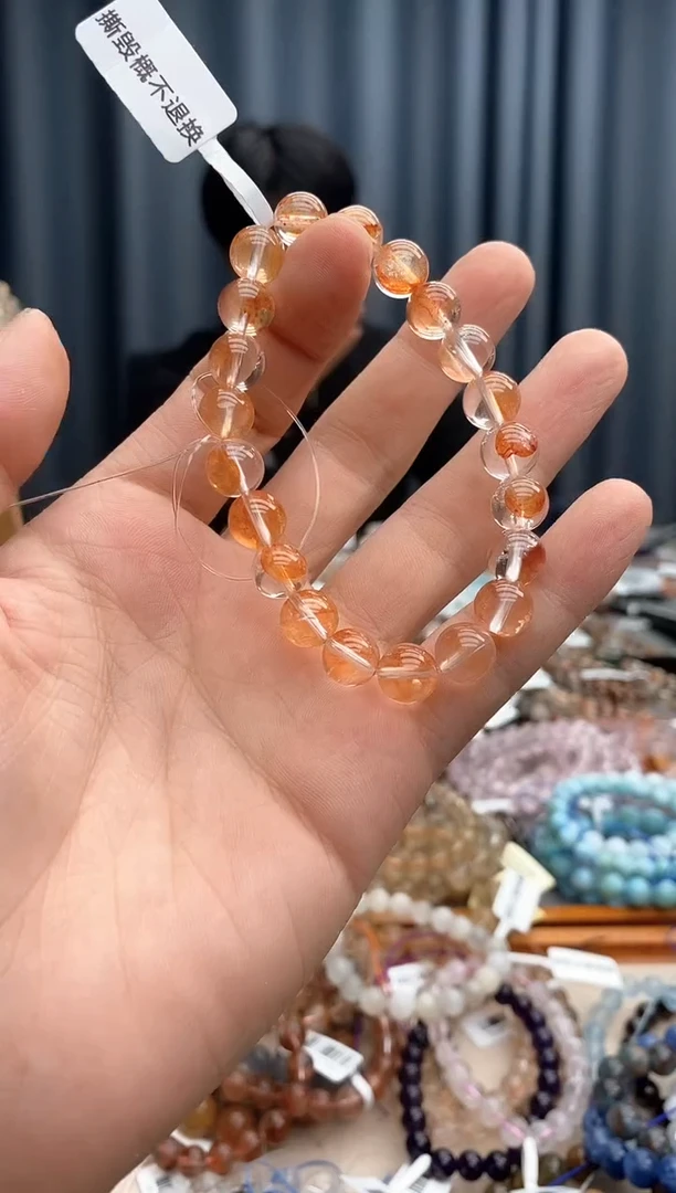 水晶手链未镶嵌胶花