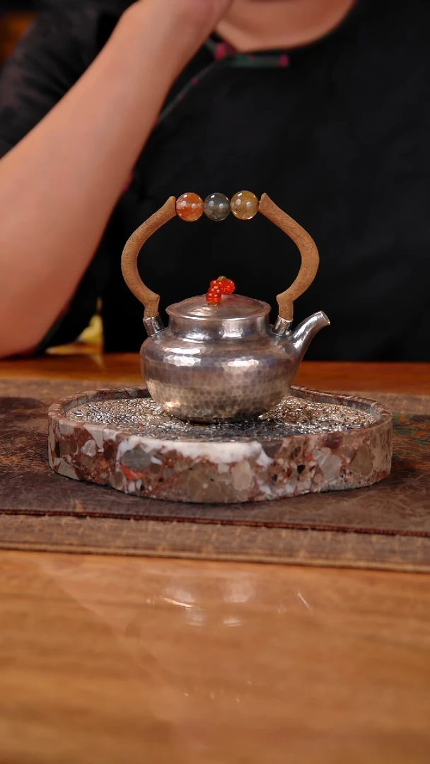 盛唐工坊 足银999 手工泡茶壶