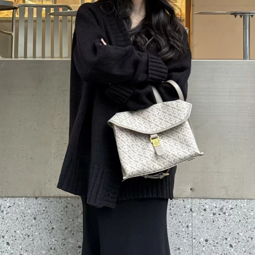 HONGU/红谷摩登小众复古邮差包