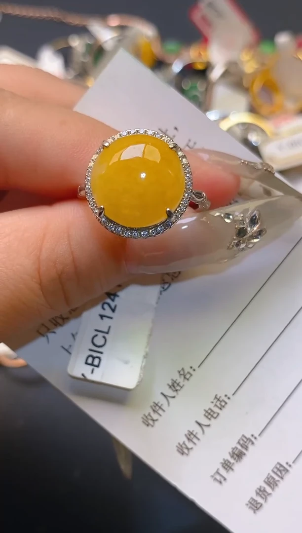 【闪购商品】翡翠耳饰银S925镶嵌天然A货翡翠1