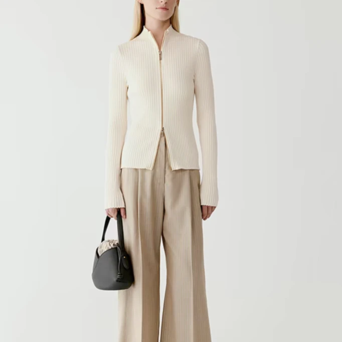 2025【之H订单】春季新款女装修身时尚针织开衫（25Z7023）