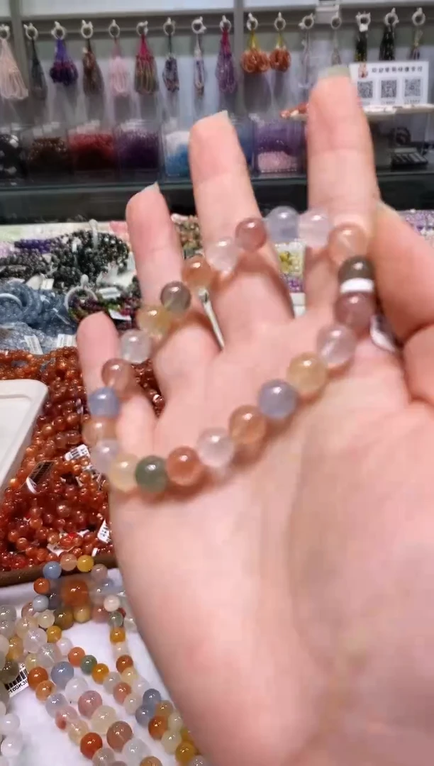 未镶嵌手链水晶多样性发其一兔毛8+