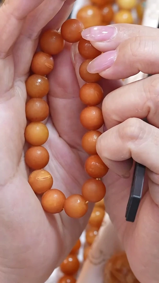 蜜蜡颈饰未镶嵌8548天然蜜蜡珠宝奇石云端妖孽全部保真