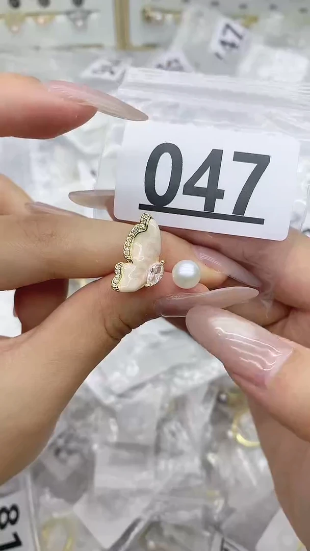 合金珠宝奇石淡水珍珠047