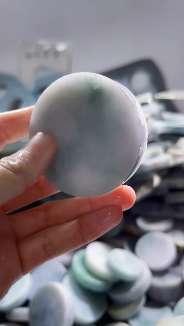 翡翠裸石缅甸翡翠A货柠5