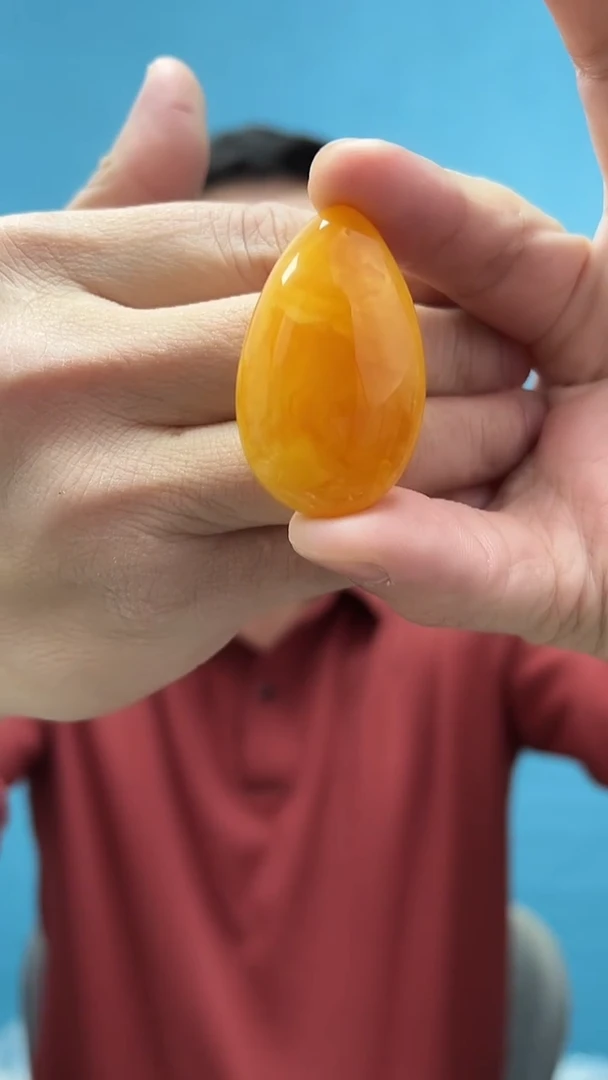 【闪购商品】琥珀裸石未镶嵌1天然蜜蜡绑绳