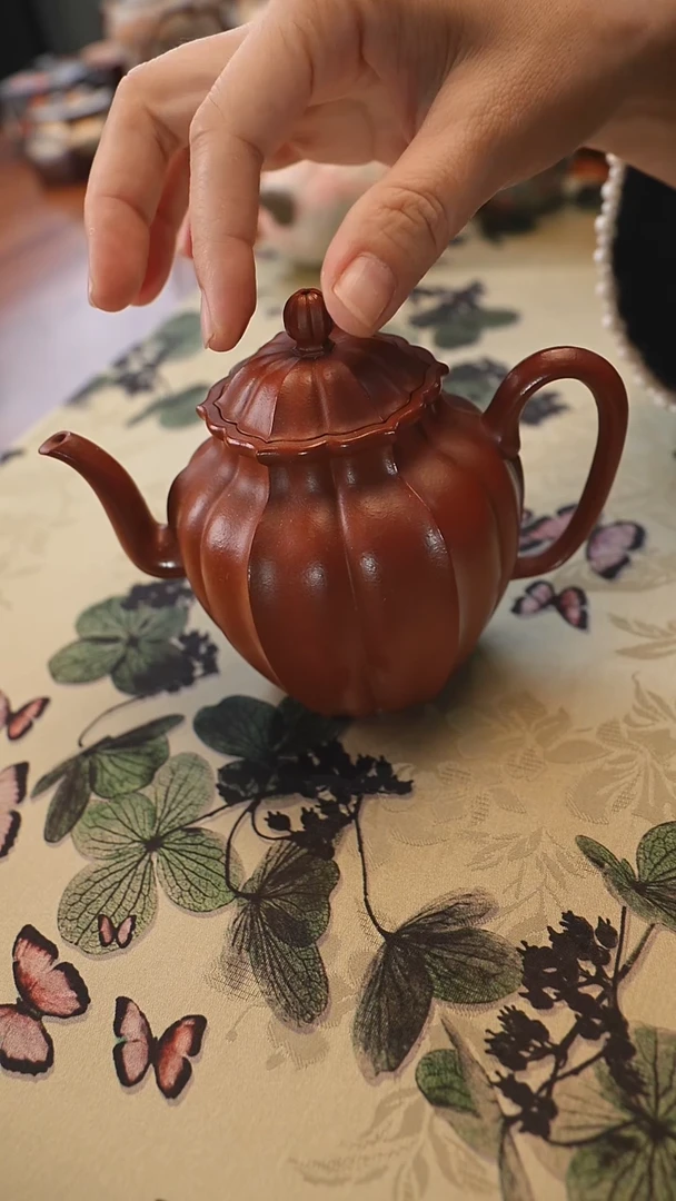 茶壶紫砂杨菲大红袍宫灯