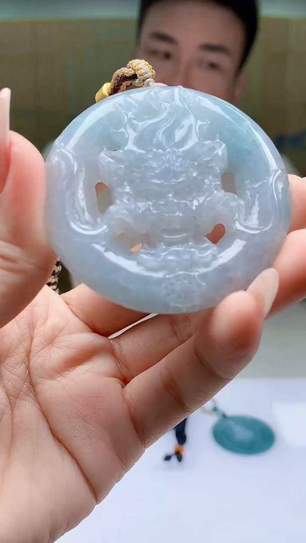 【闪购商品】定制翡翠未镶嵌4990ty-毛货挂件160