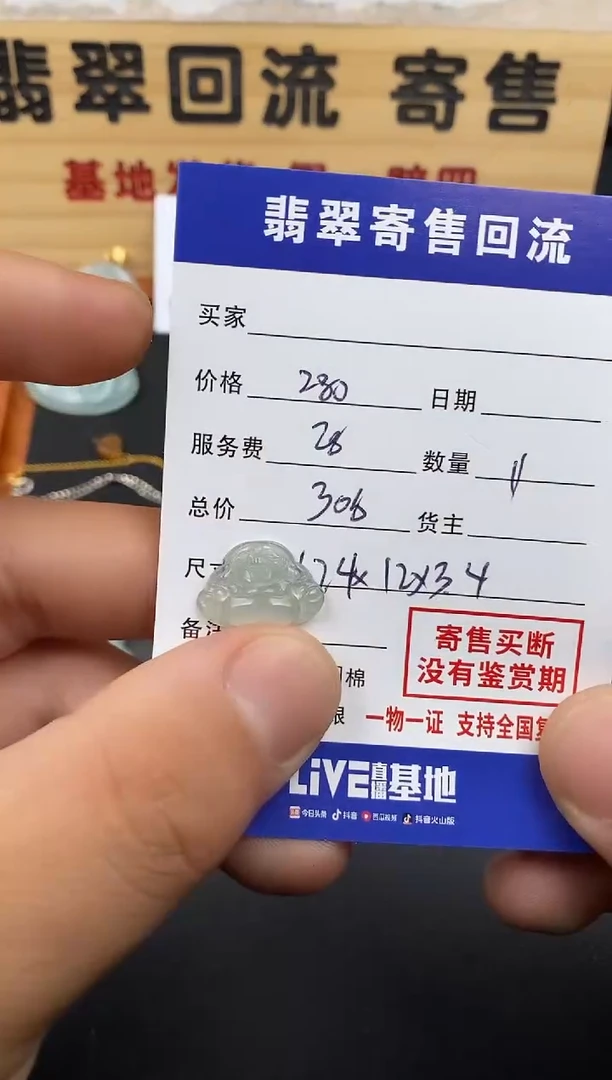【闪购商品】翡翠颈饰未镶嵌30002422