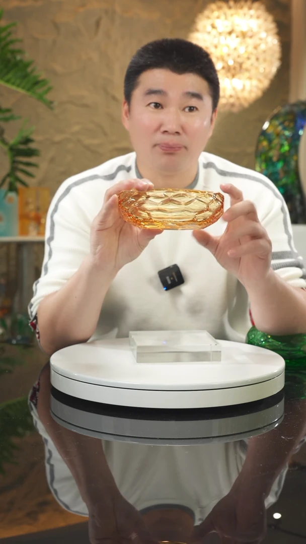 【闪购商品】摆件琥珀切面烟灰缸