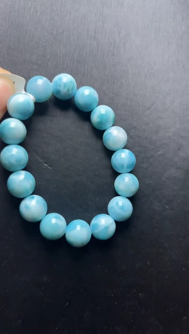 未镶嵌针钠钙石（海纹石）手串海纹石手串13mm+ JP52996