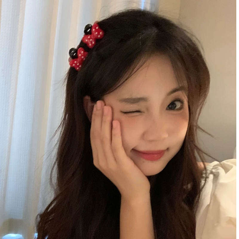 元气满满侧边花头饰女发夹日韩边夹刘海夹波点抓夹侧边夹蝴蝶结