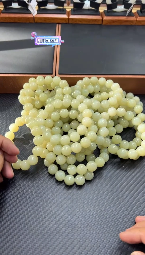 未镶嵌手串和田玉若羌微色差卡14多样性发货拍一发一m