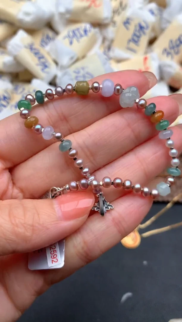 银S925镶嵌挂件翡翠 14-18手围自行备注默认16