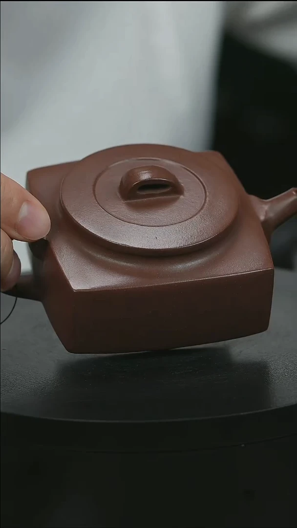 茶壶紫砂老***鸡H1643赵信军光素方石