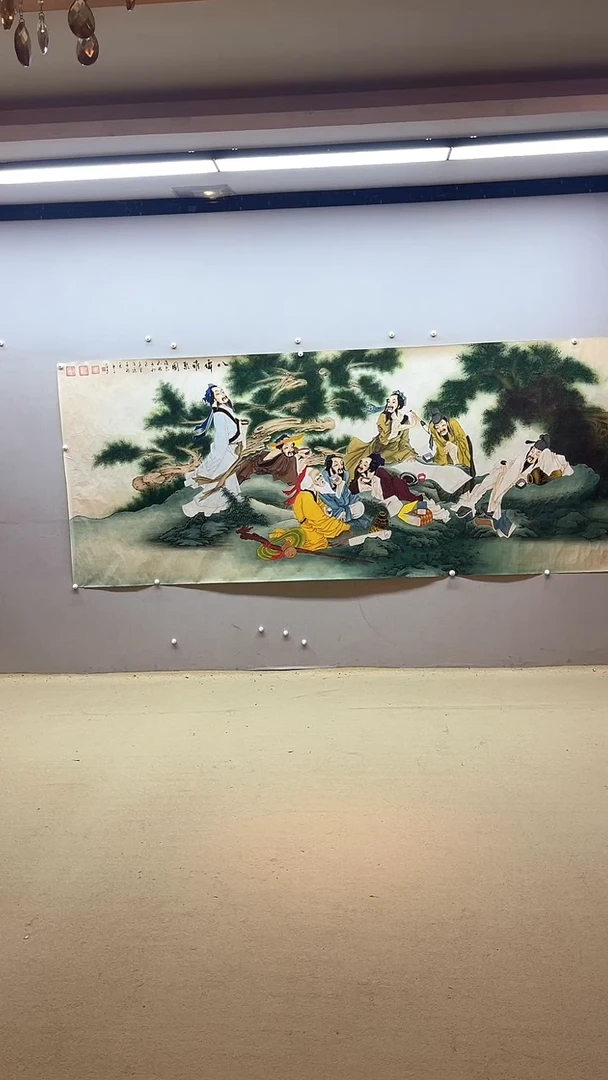 【闪购商品】国画张金专 八仙雅居图