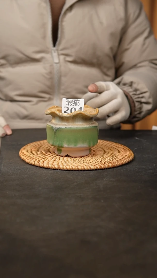 【闪购商品】瓷片泥泥陶瓷花盆