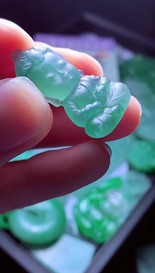 未镶嵌定制翡翠毛货翡翠定制559927